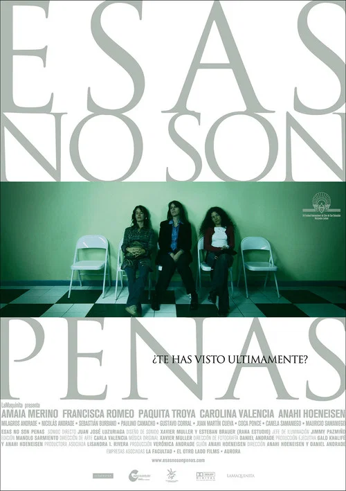 Esas no son penas постер