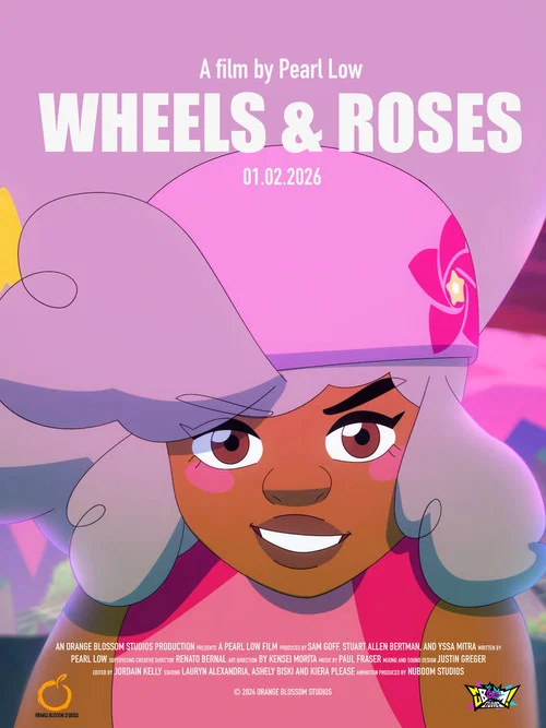 WHEELS & ROSES постер