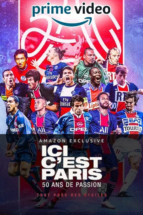 PSG City of Lights, 50 years of legend постер