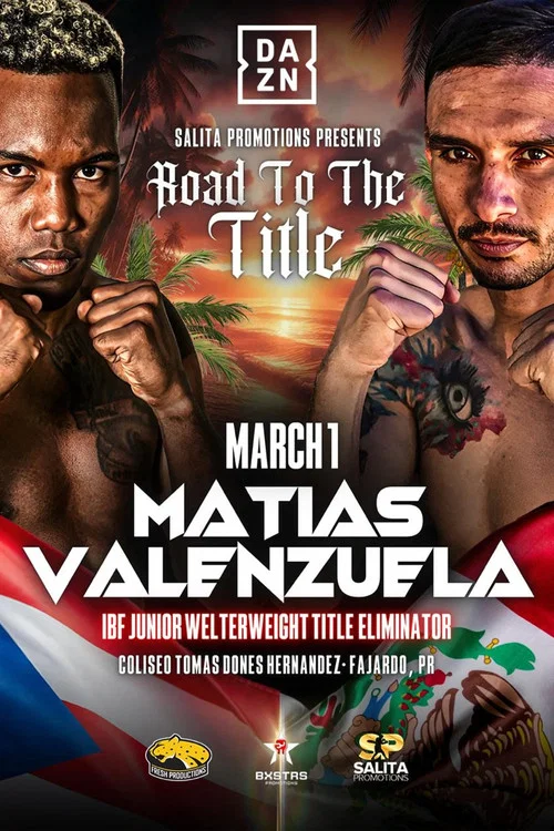 Subriel Matias vs. Gabriel Valenzuela постер