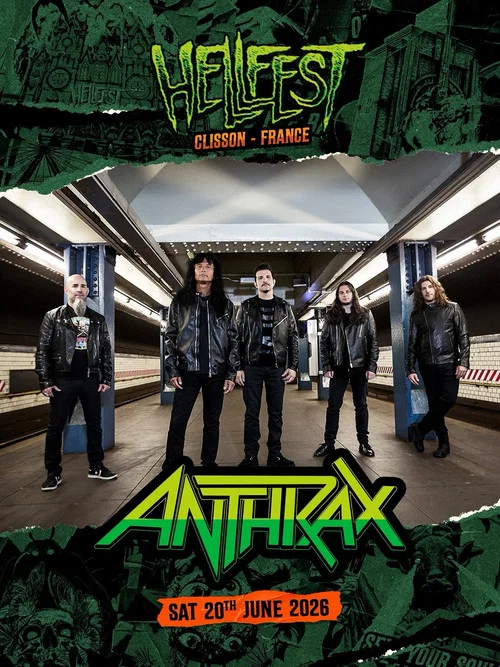 Anthrax - Hellfest 2026 постер
