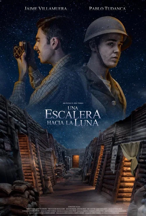 Una escalera hacia la Luna постер