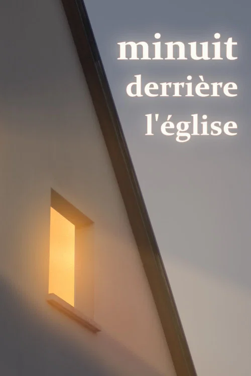 Minuit derrière l'église постер