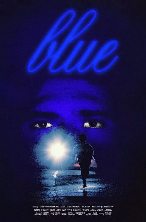 Blue постер