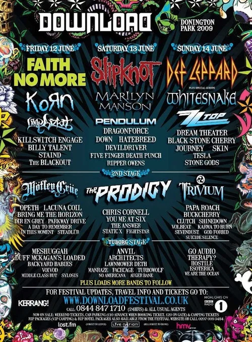 Slipknot: Live At Download 2009 постер