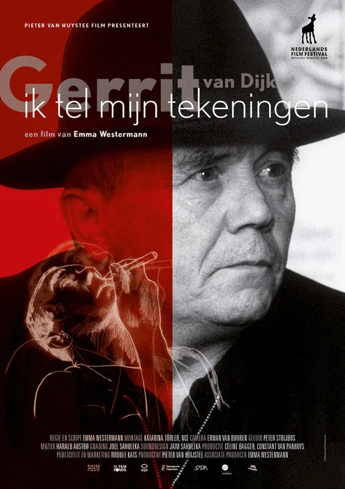 Ik tel mijn tekeningen - Gerrit van Dijk постер