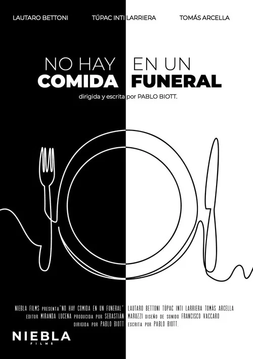 No hay comida en un funeral постер