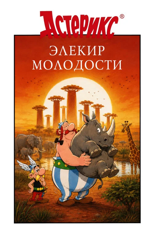 Астерикс и эликсир молодости постер