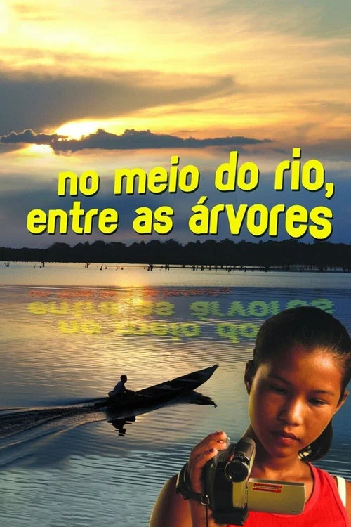 No meio do rio, entre as árvores постер