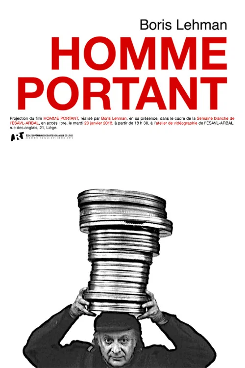 Homme portant постер