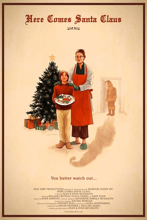 Here Comes Santa Claus постер