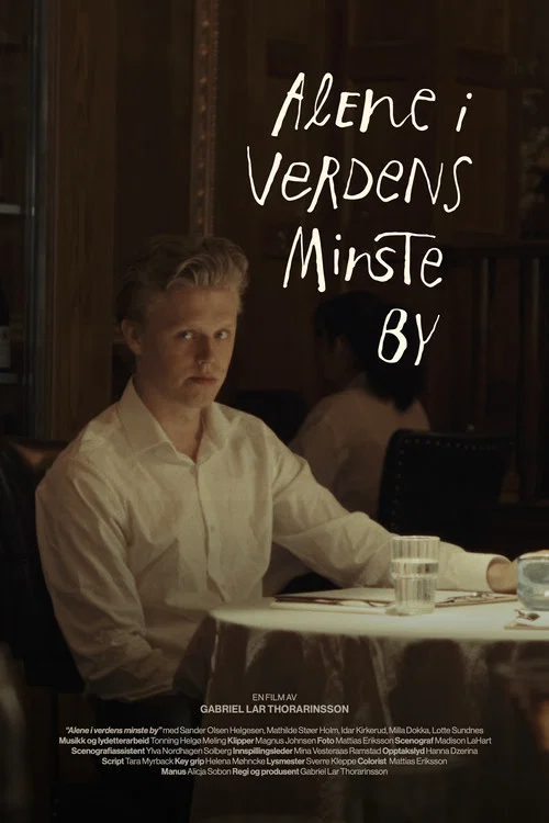 Alene i verdens minste by постер