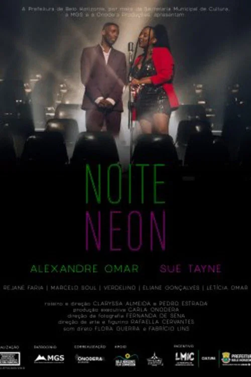 Noite Neon постер
