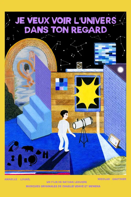 Je veux voir l'univers dans ton regard постер