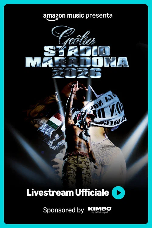 Amazon Music presenta Geolier постер