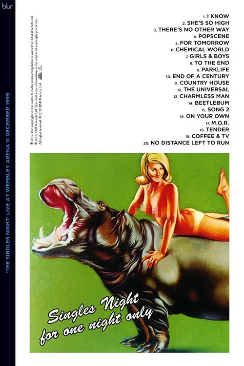 Blur: The Singles Night - Live at Wembley Arena постер