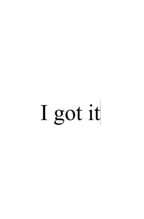I got it постер