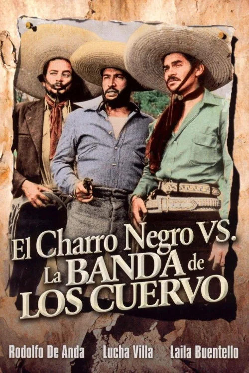El charro Negro contra la banda del cuervo постер