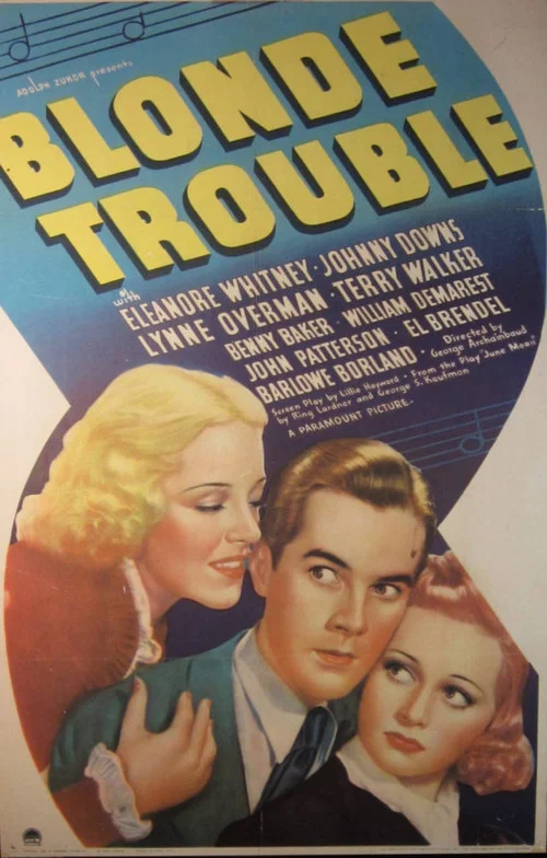 Blonde Trouble постер