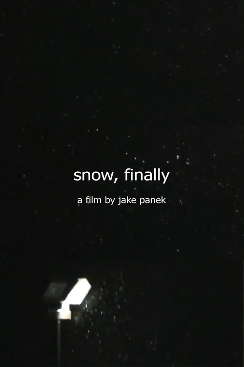 snow, finally постер