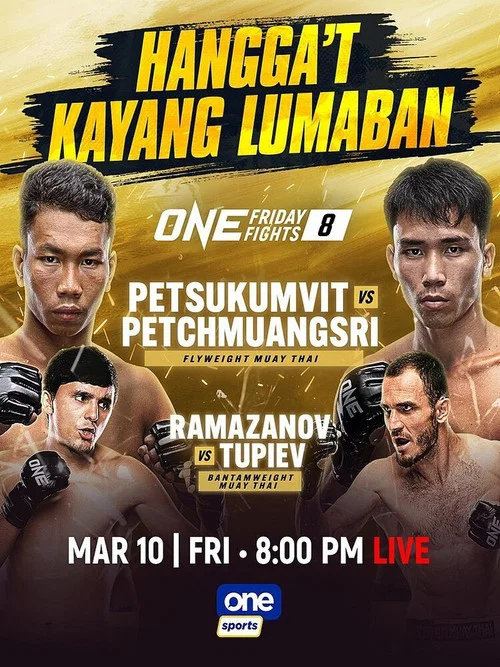 ONE Friday Fights 8: Petsukumvit vs. Petchmuangsri постер