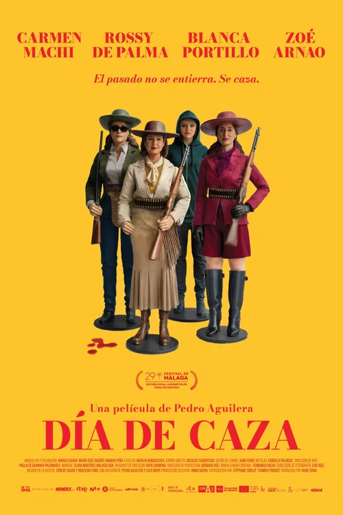 Día de caza постер