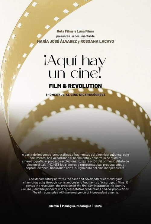 Aquí hay un cine постер