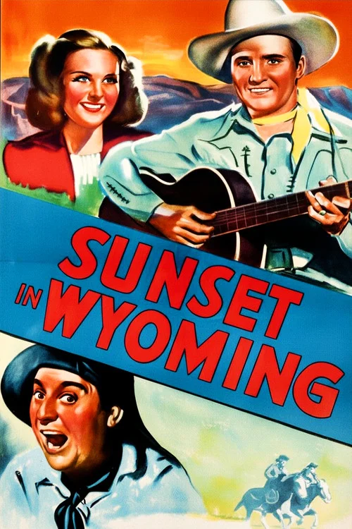 Sunset in Wyoming постер