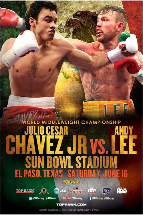 Chavez Jr. vs Lee постер