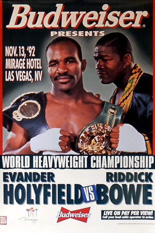 Evander Holyfield vs Riddick Bowe I постер