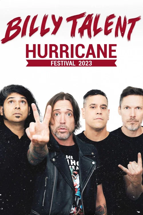 Billy Talent - Hurricane Festival 2023 постер