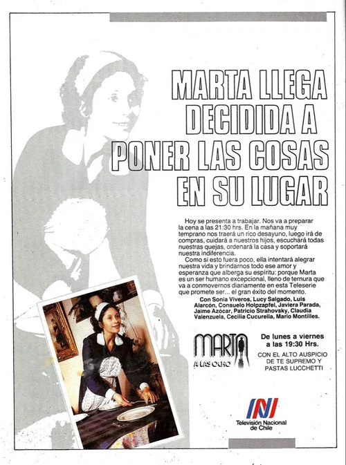 Marta a las ocho постер
