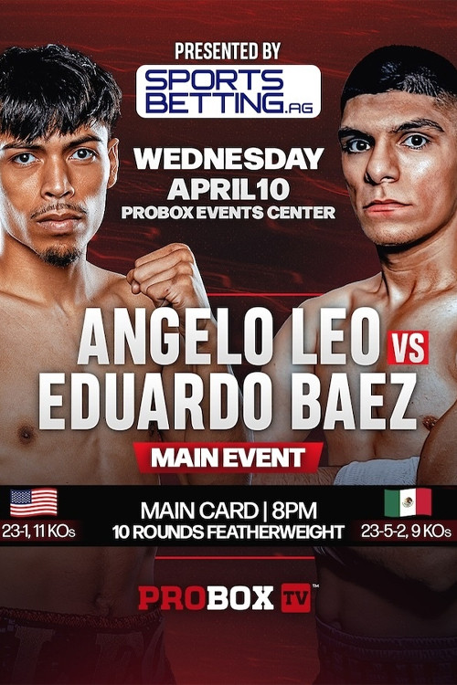 Angelo Leo vs. Eduardo Baez постер