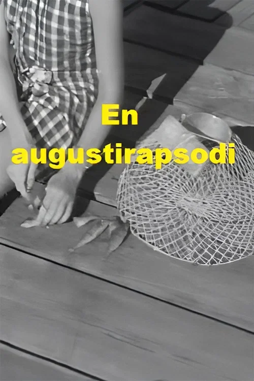 En augustirapsodi постер
