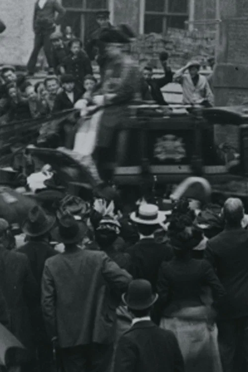 De opening van de beide kamers der Staten-Generaal door H.M. koningin Wilhelmina постер