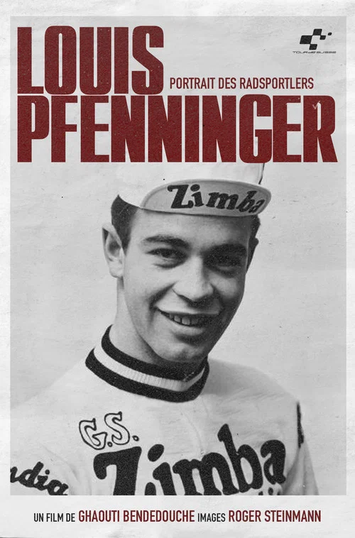 Portrait des Radsportlers, Louis Pfenninger постер