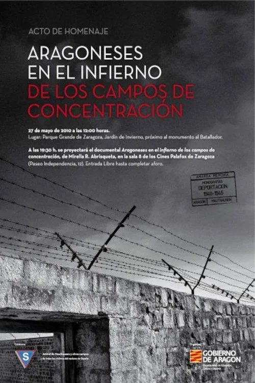 Aragoneses en el infierno de los campos de concentración постер
