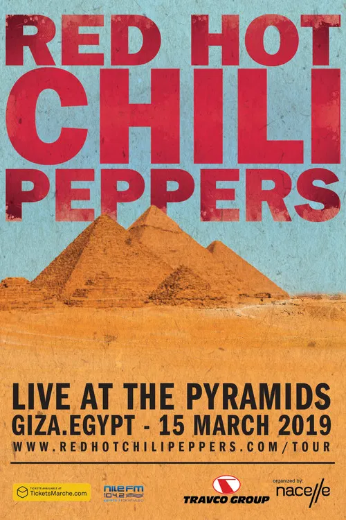 Red Hot Chili Peppers Live At The Pyramids постер