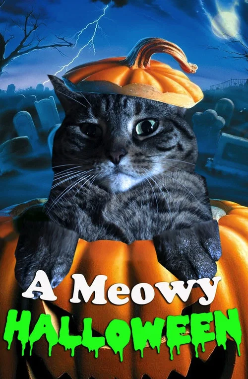 A Meowy Halloween постер