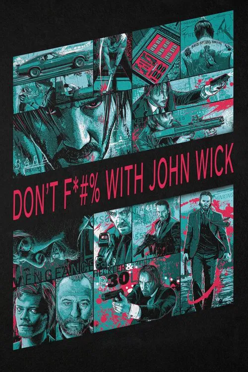 Don't F*#% With John Wick постер
