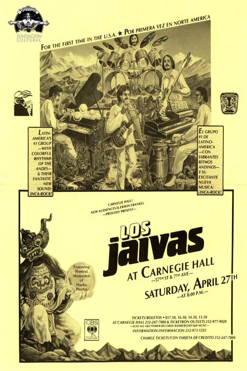 Los Jaivas en Nueva York, Abril 1985 постер