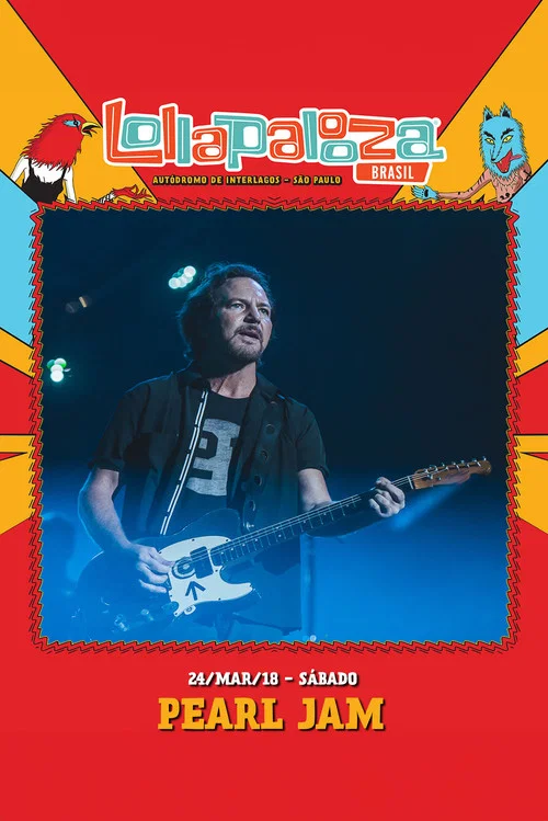 Pearl Jam: Lollapalooza Brazil 2018 [Animal] постер
