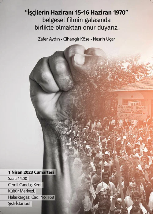 İşçilerin Haziranı 15-16 Haziran 1970 постер