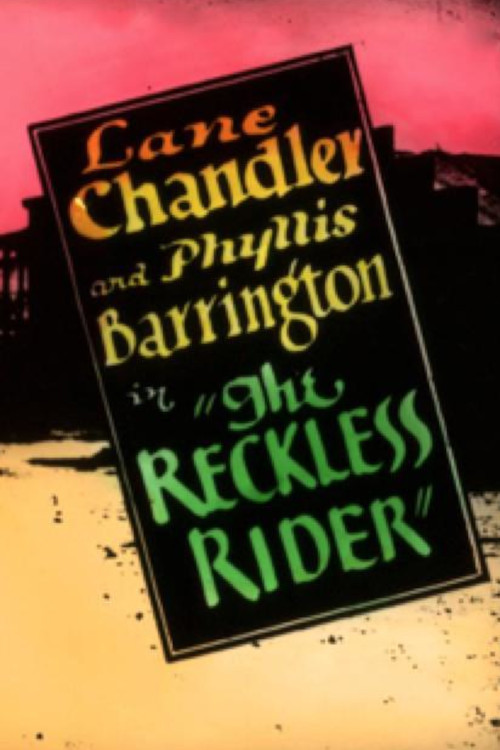 The Reckless Rider постер