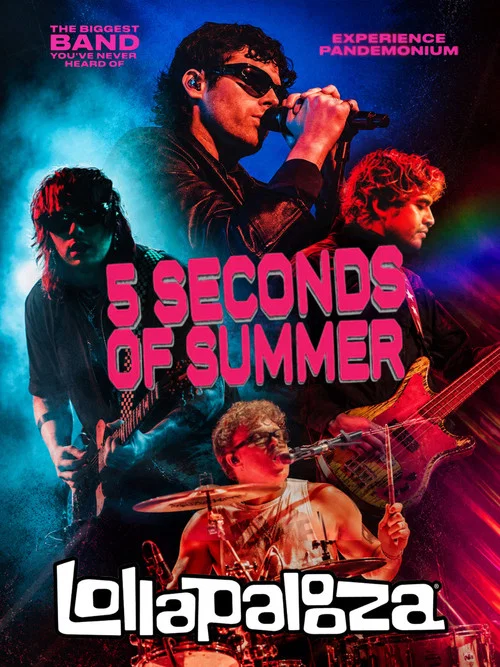 5SOS: Live at Lollapalooza постер
