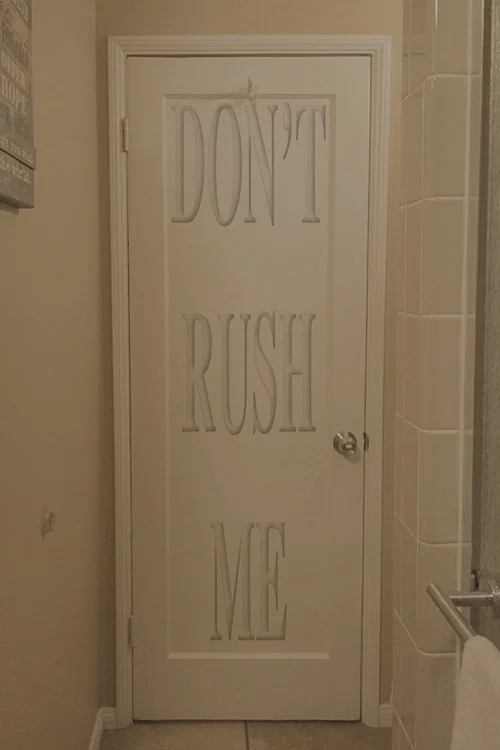 Don't Rush Me постер