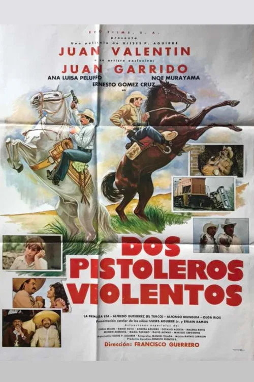 Dos pistoleros violentos постер