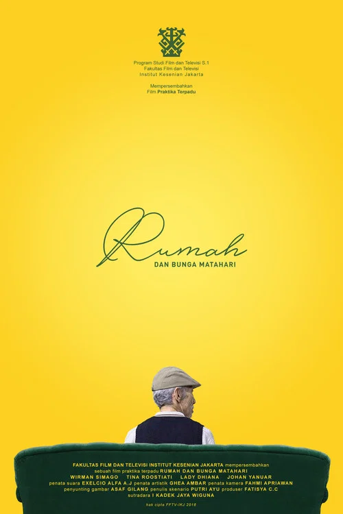 Rumah dan Bunga Matahari постер