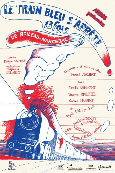 Le Train Bleu s'arrête 13 fois постер