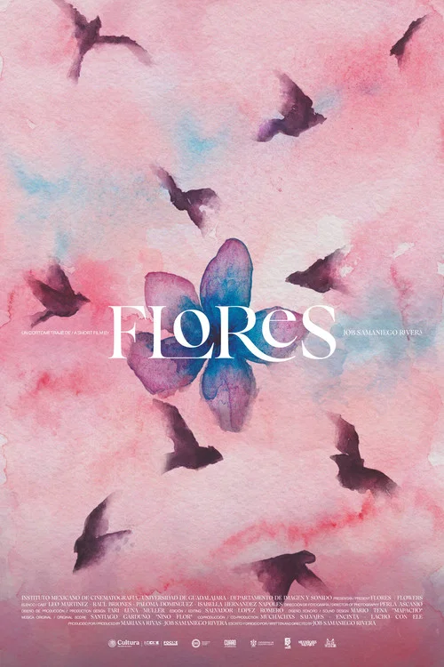 Flores постер